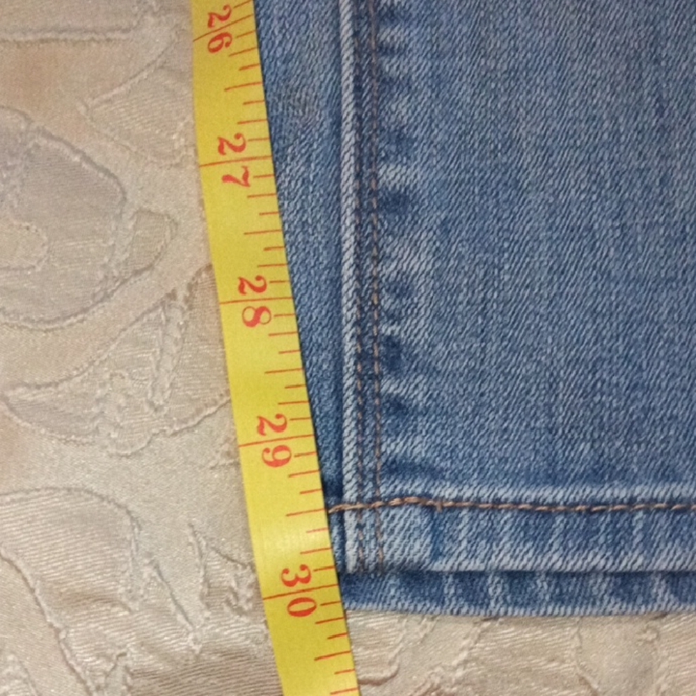 White House Black Market Light Blue Straight Leg Jeans - Picture 6 of 8